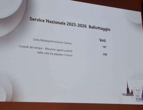 Congresso Nazionale Lions. Il ns Service “Tra passato e futuro” diventa Service Nazionale